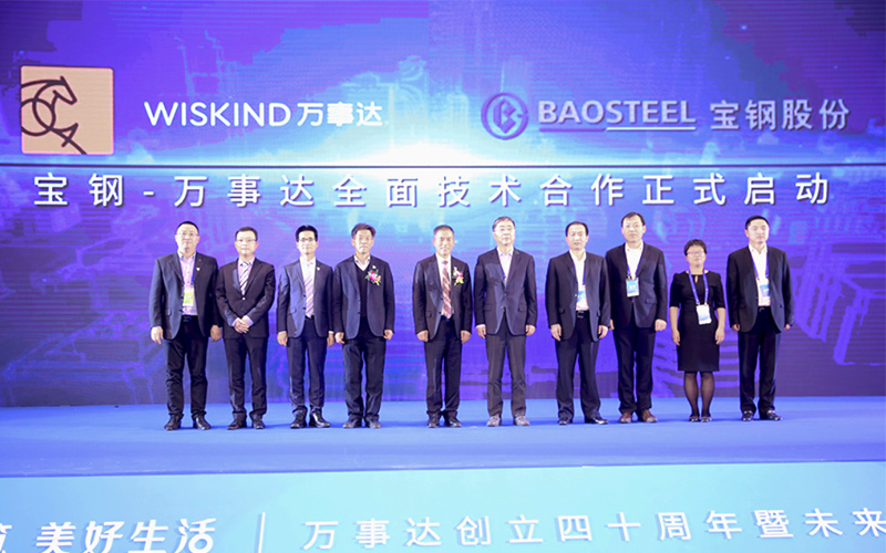 Официально начато комплексное техническое сотрудничество Baosteel-Wiskind!