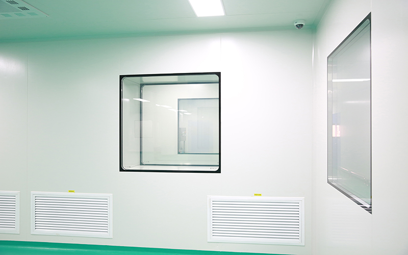 Алюминиевые двойные окна для фармацевтической лаборатории