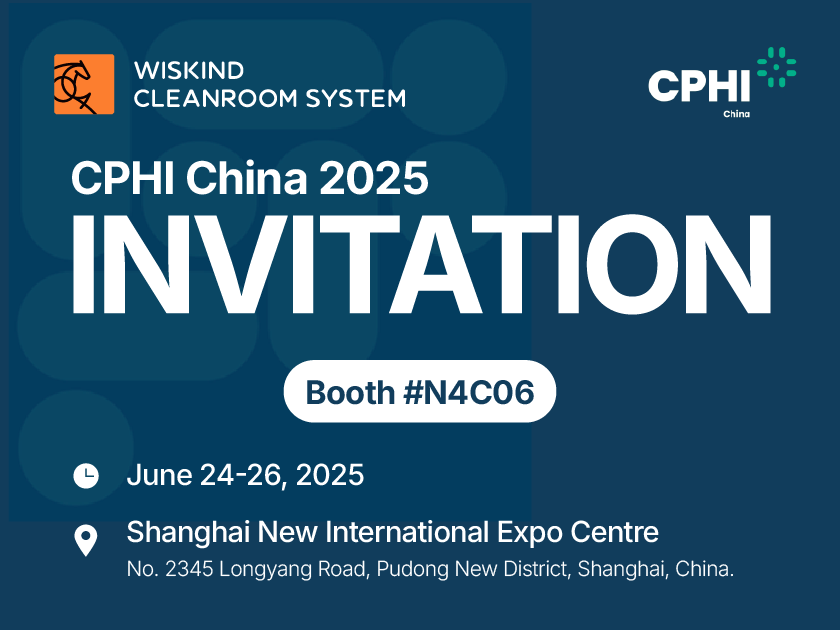 Wiskind Cleanroom to exhibition at CPHI China 2025 в шанхай-стенд нет. N4C06 (номер продукта)